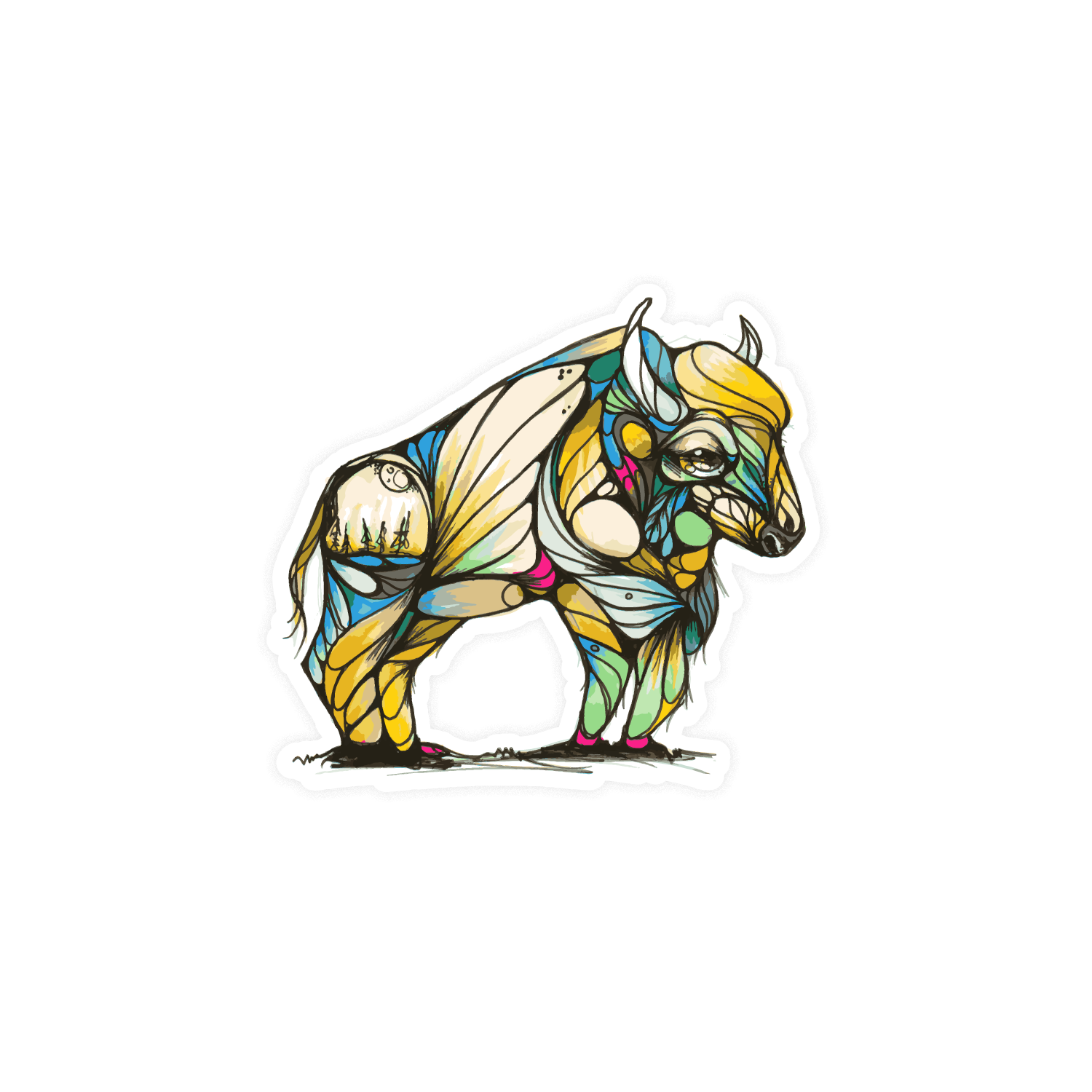 Buffalo Sticker