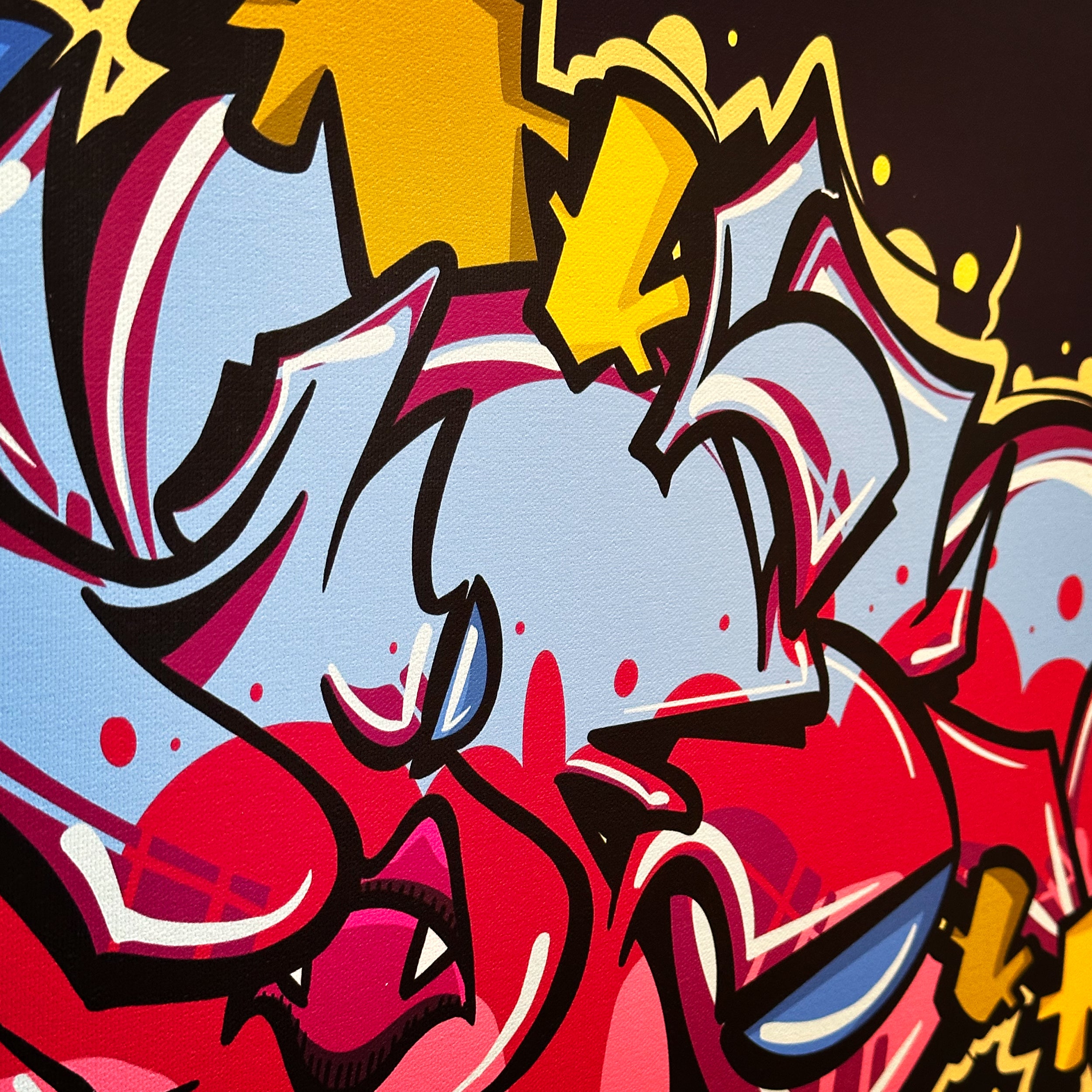DEKS Graffiti 02 Canvas Gallery Wrap