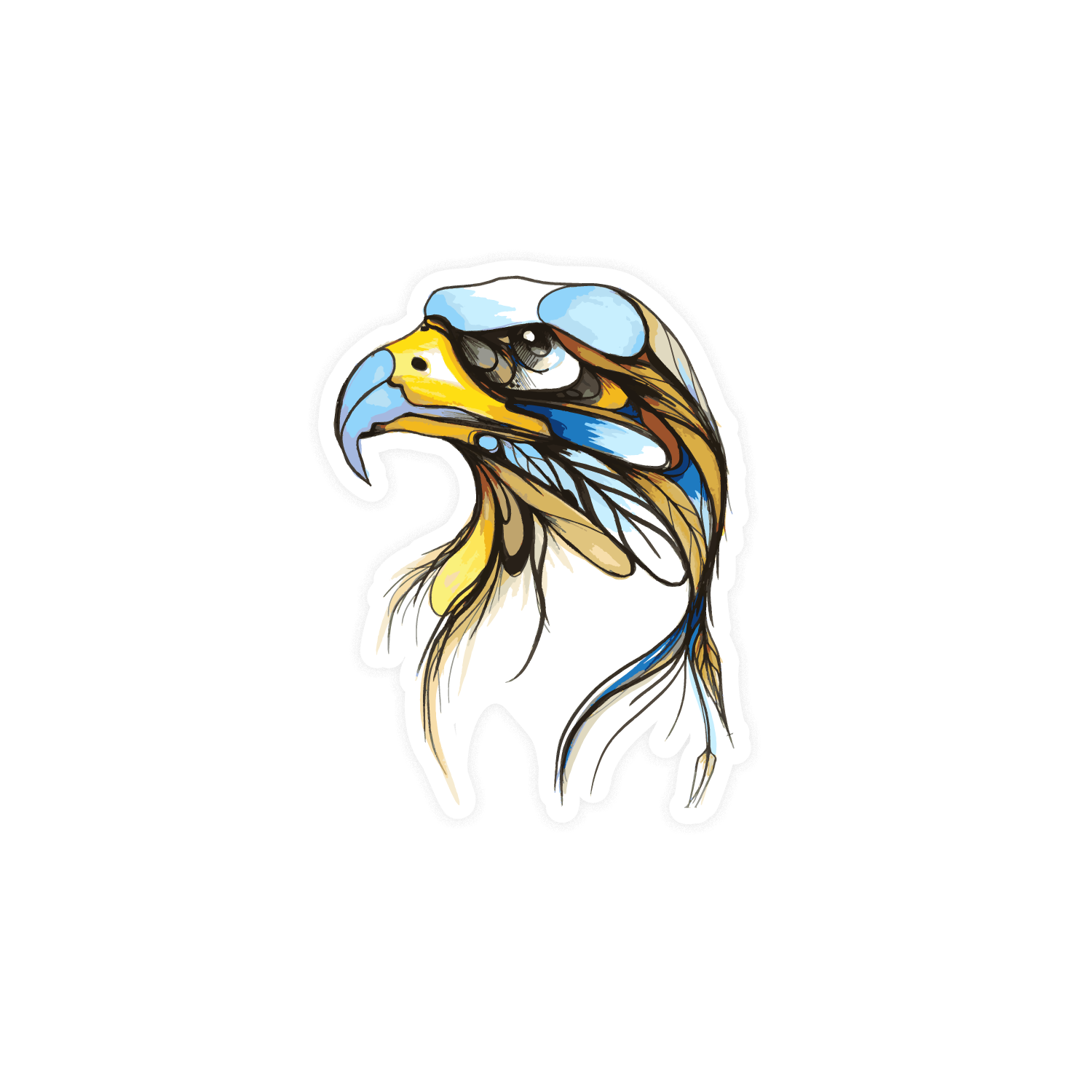 Hawk Sticker