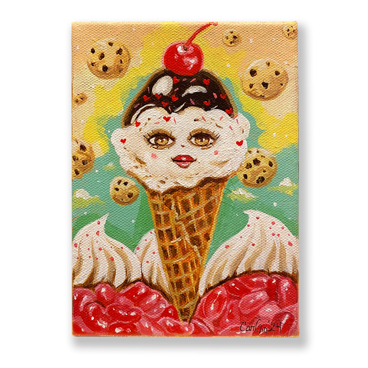 Cookies & Cream Painting