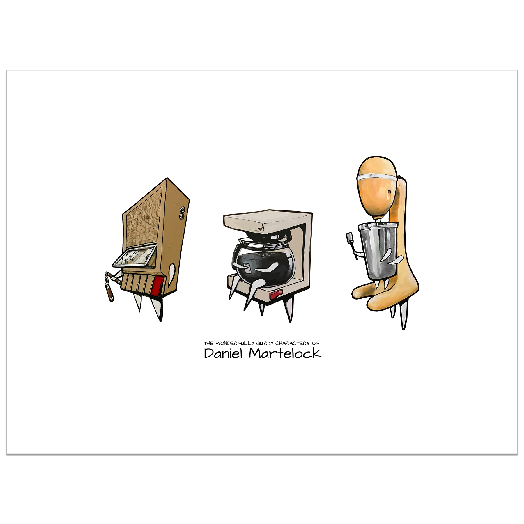 Poster: The Wonderfully Quirky World Of Daniel Martelock