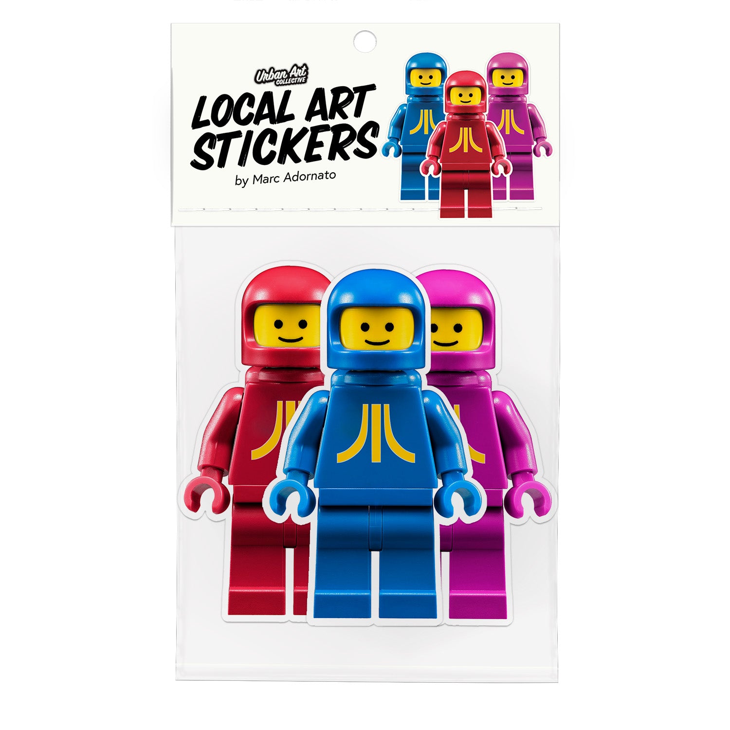 Adornato 3 Pack of Stickers - Lego