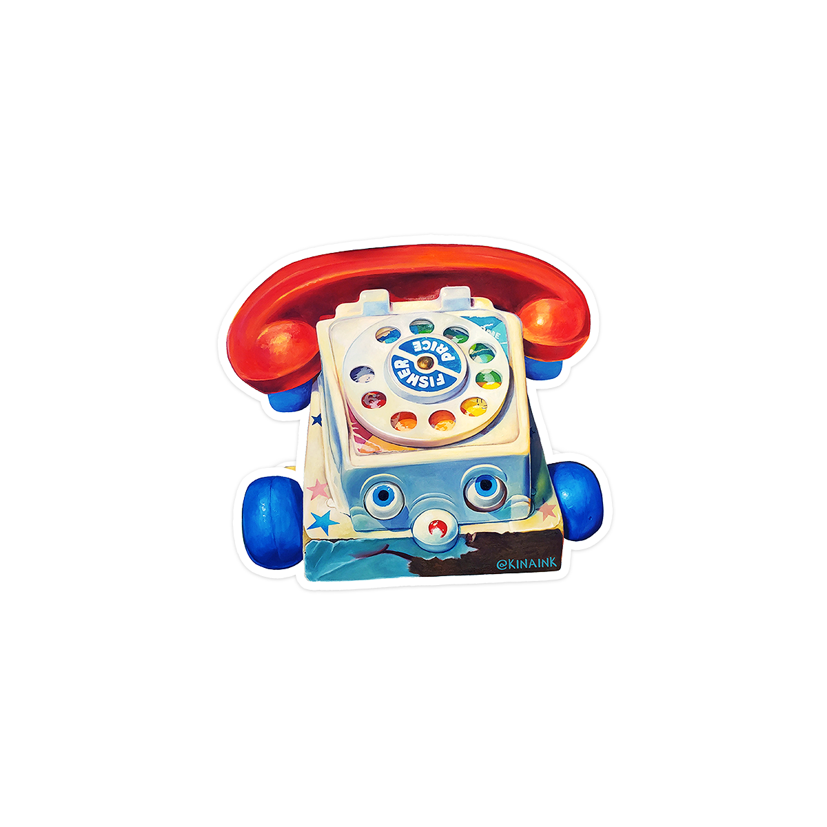 Kina Ink Phone Sticker