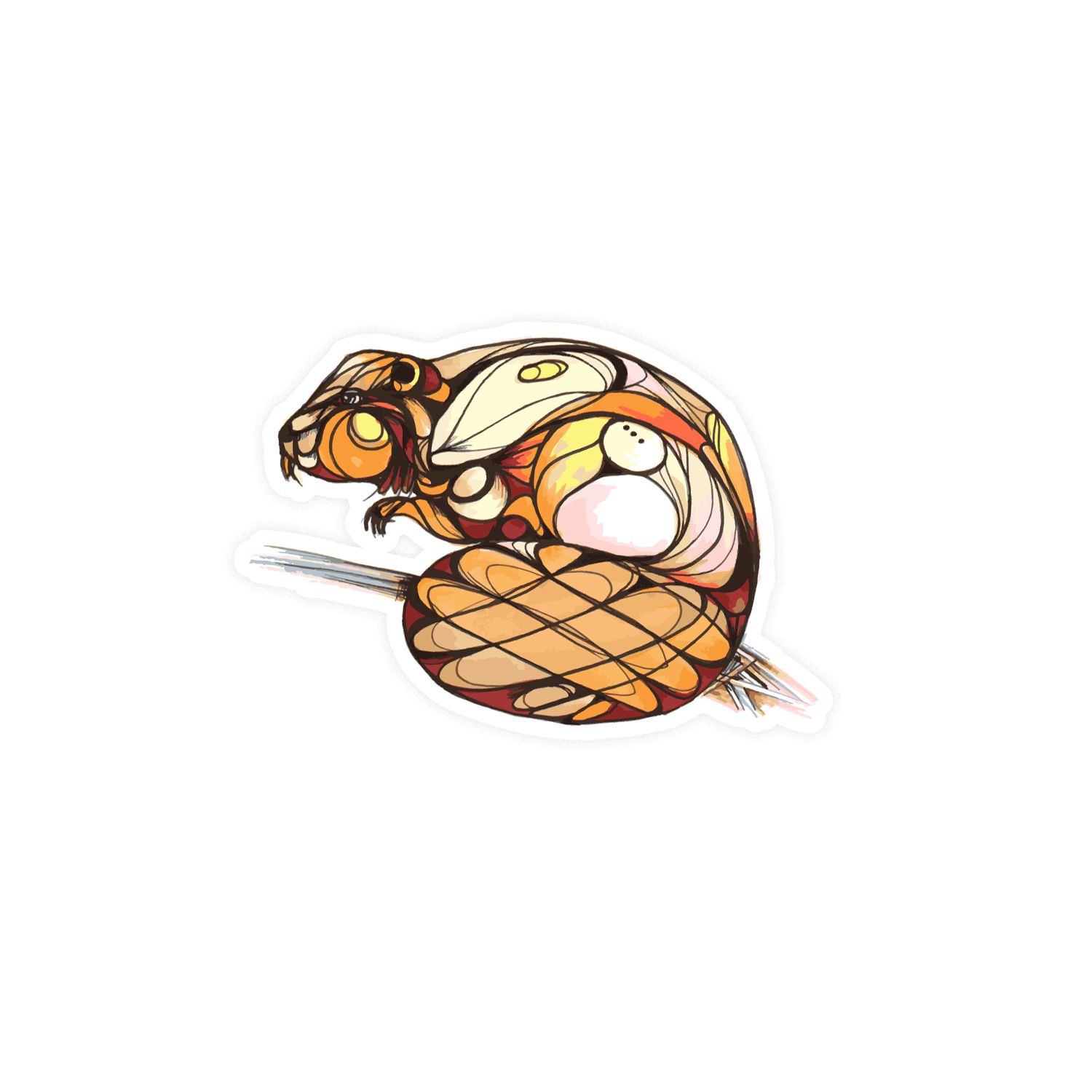 Beaver Sticker