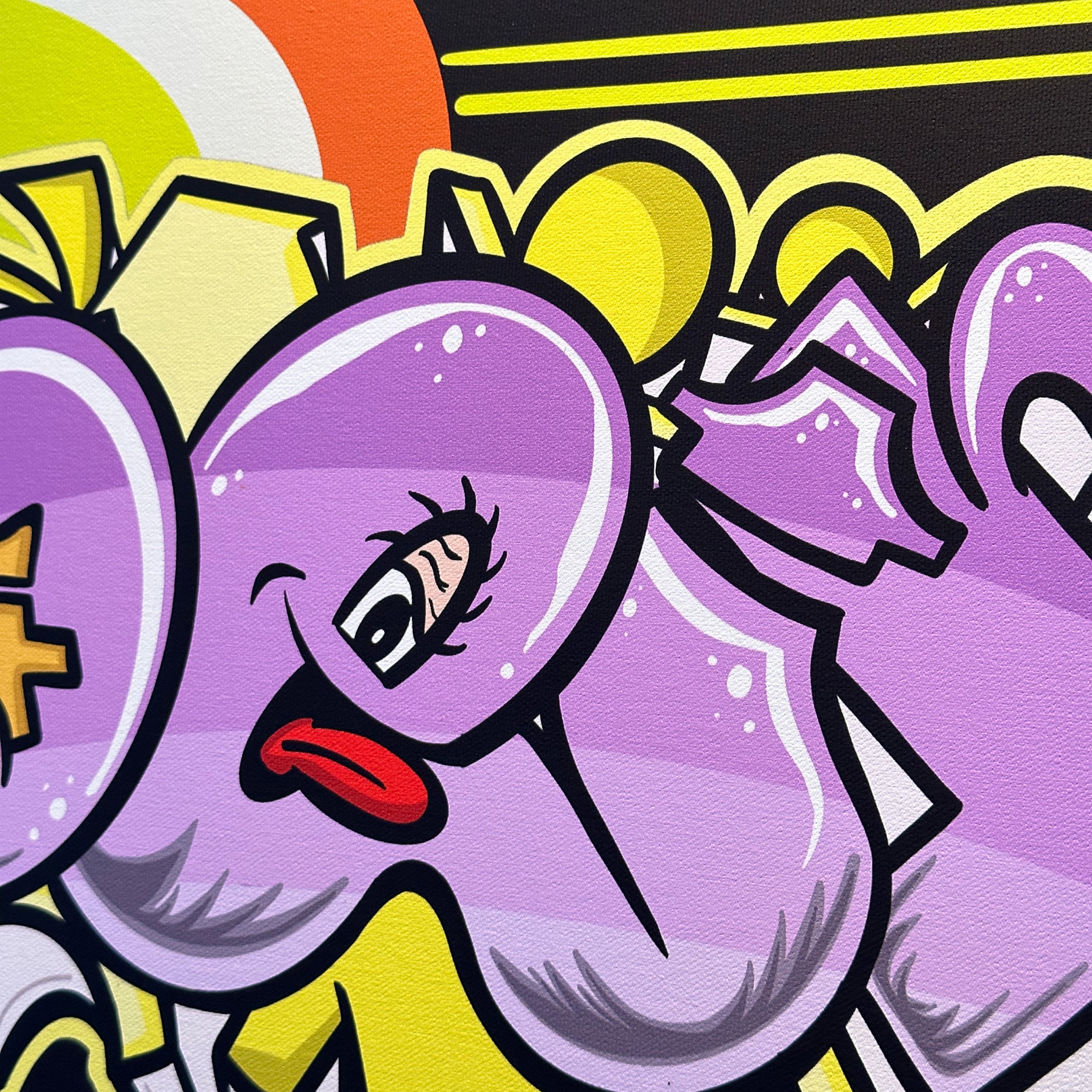 DEKS Graffiti 01 Canvas Gallery Wrap