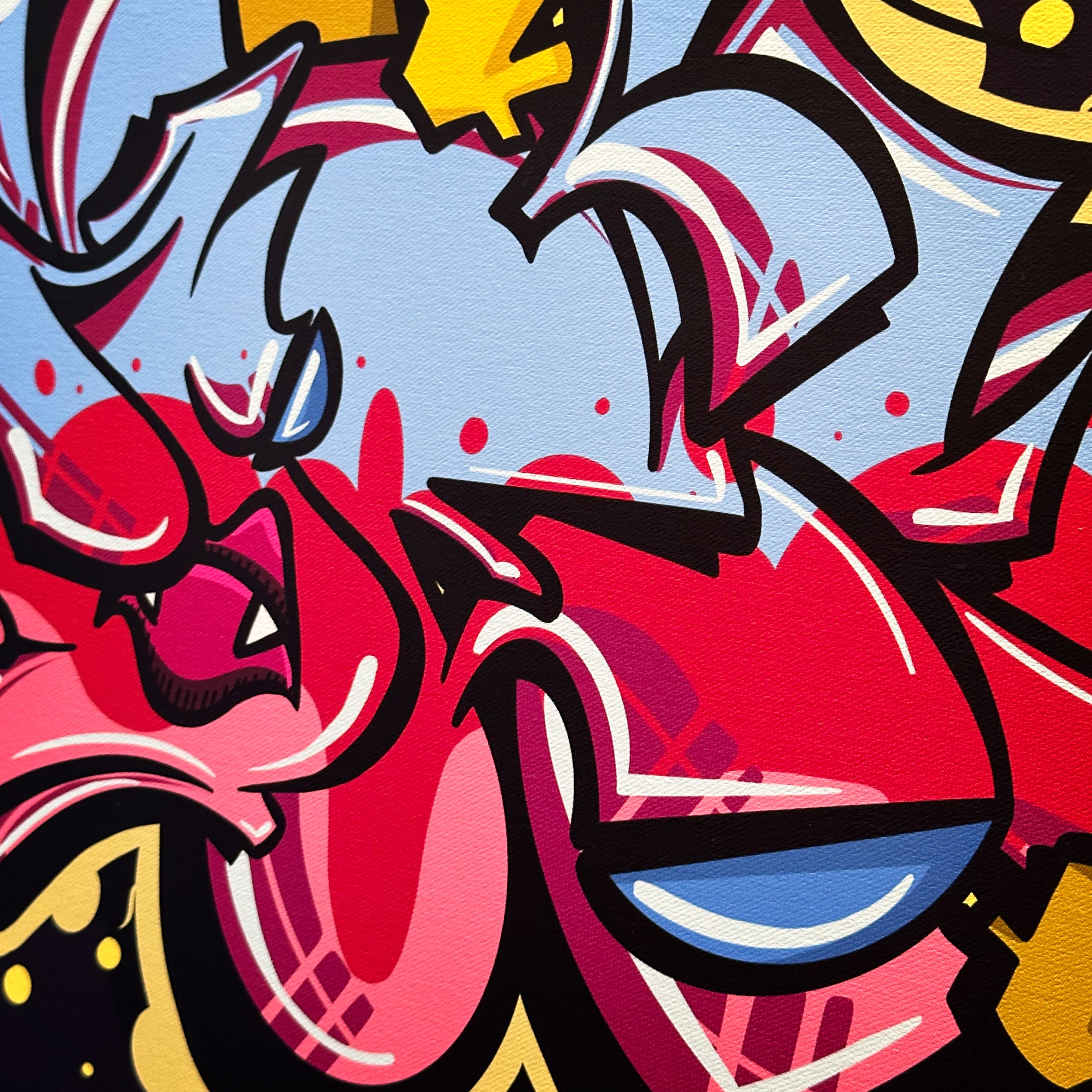 DEKS Graffiti 02 Canvas Gallery Wrap