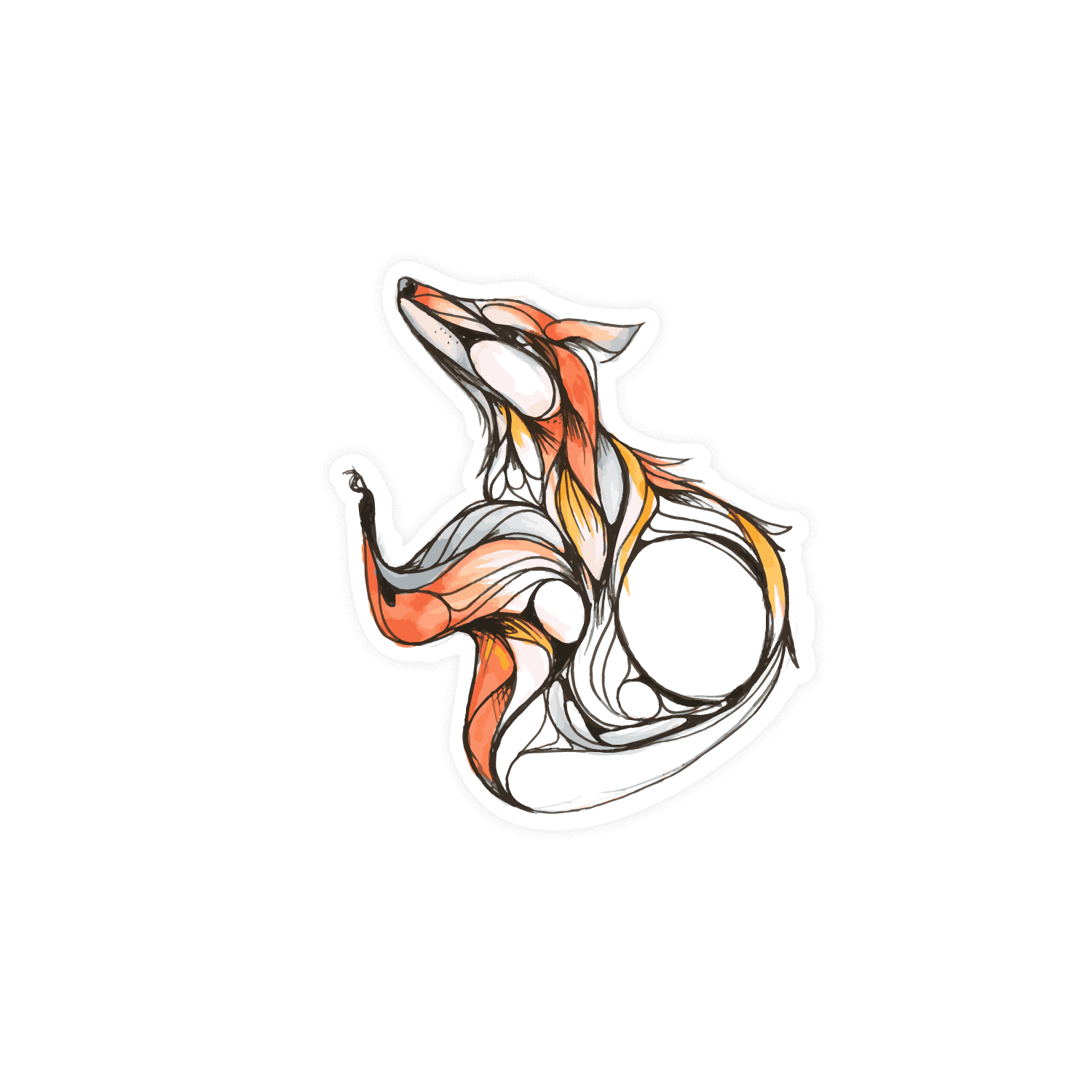 Fox Sticker