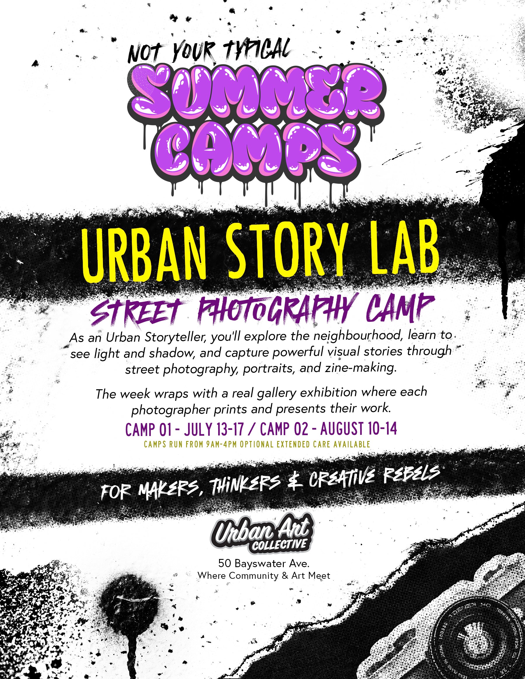 Street Photography Camp: August 10th-14th