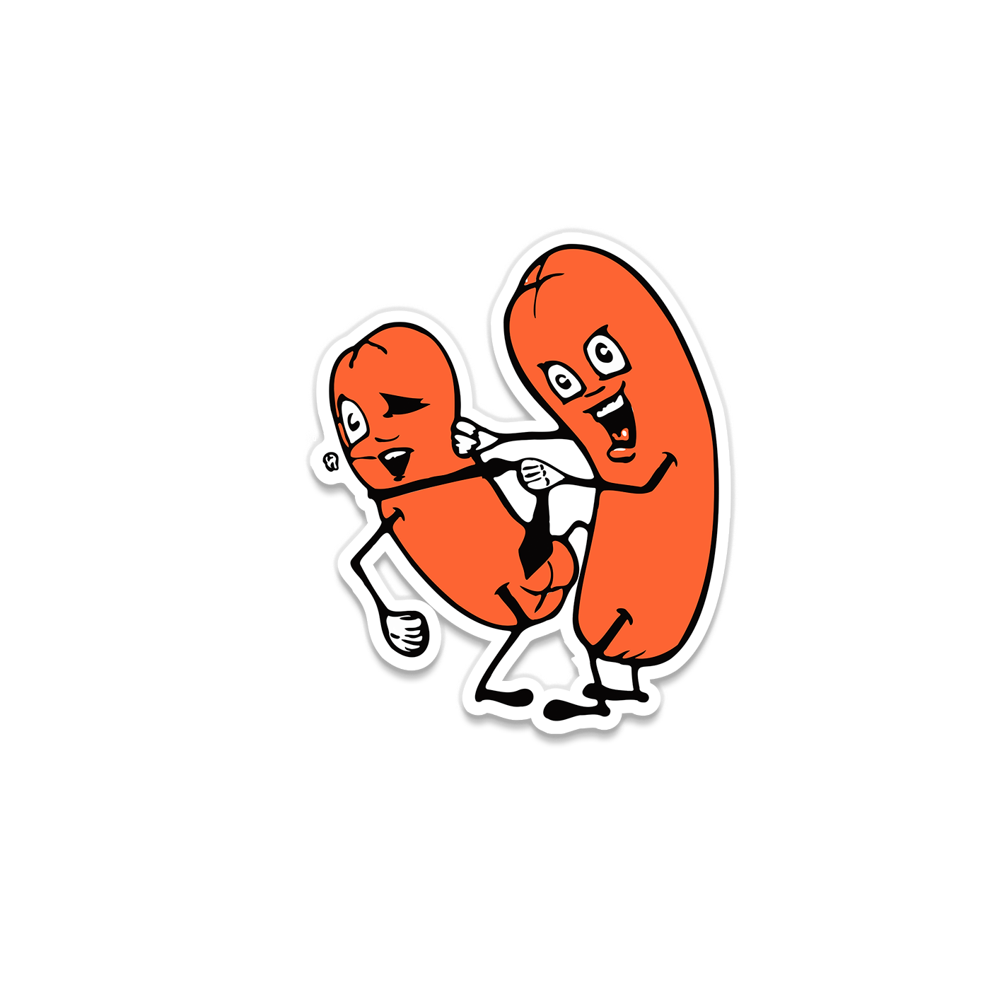 Sausage Fight Sticker