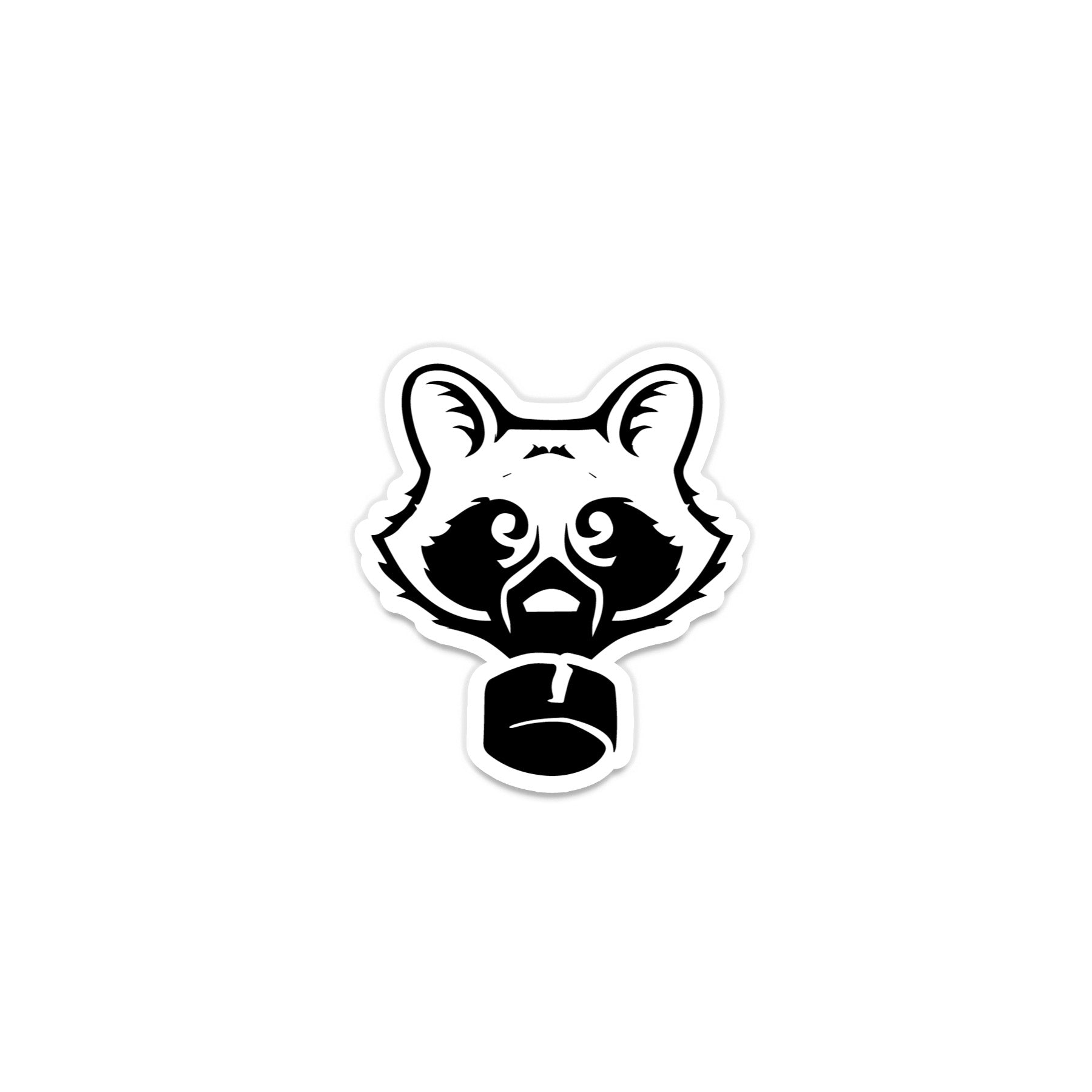 Adornato Raccoon Sticker